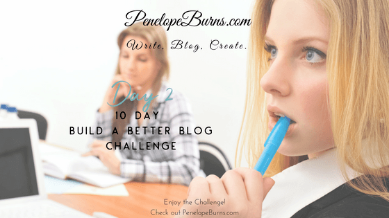 Build a Better Blog Challenge Day 2